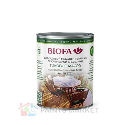 Тиковое масло BIOFA 3752